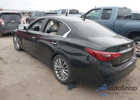 2018 Infiniti Q50 3.0T Luxe z USA, uszkodzony, nr VIN JN1EV7AP5JM350006